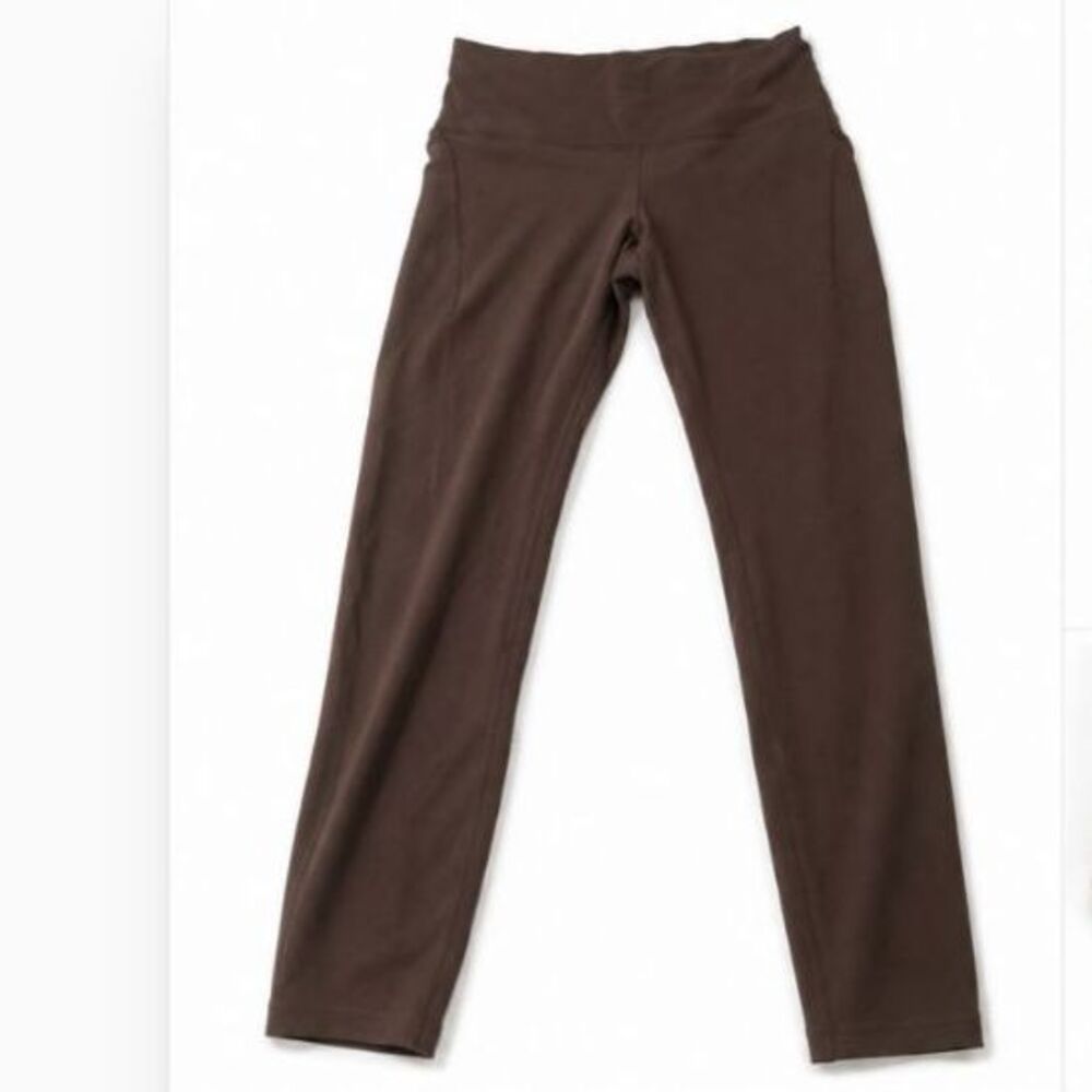 Lululemon Womens Brown Full Length Leggings Size 10 Excellent Used (EUC)